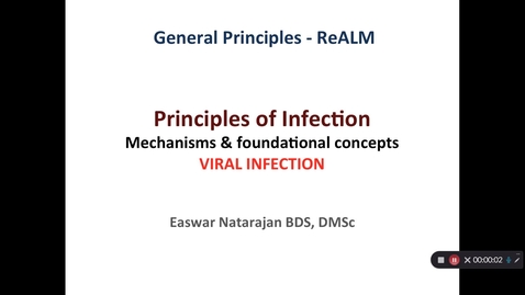 Thumbnail for Principles of Infection - VIRAL INFECTIONS