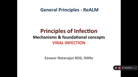 Thumbnail for entry Principles of Infection - VIRAL INFECTIONS