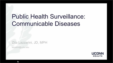 Thumbnail for Lazzarini-Public Health Surveillence Communicable Diseases