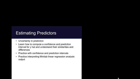 Thumbnail for Module 6.2 Linear Regression: Estimating Predictors
