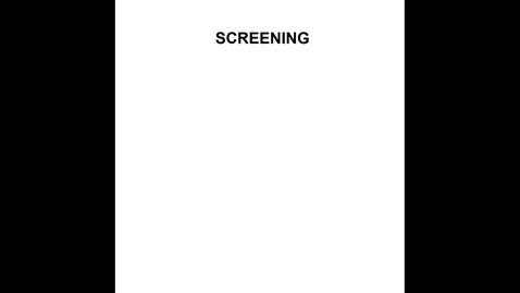 Thumbnail for Focusing Video - Screening