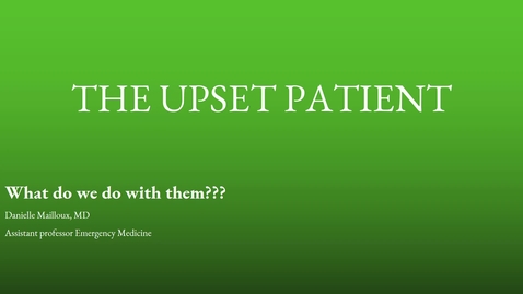 Thumbnail for TTR21 Upset Patients (3.30)