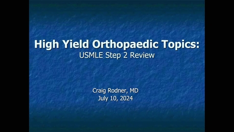 Thumbnail for 2024 ACPS: Orthopedics (07.10.24)