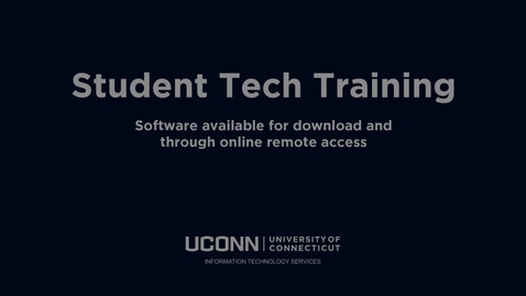 Thumbnail for Software Available to Students