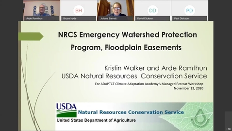 Thumbnail for entry NRCS Emergency Watershed Protection Program, Floodplain Easements in West Haven
