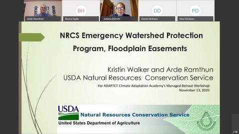 Thumbnail for NRCS Emergency Watershed Protection Program, Floodplain Easements in West Haven
