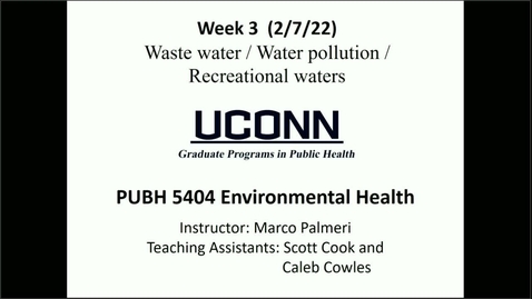 Thumbnail for PUBH 5404-F40: Solid Waste, Haz. Waste, Landfills &amp; Outdoor Air Pollution