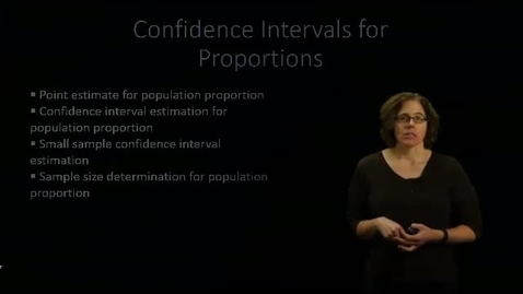 Thumbnail for Module 4.2 Confidence Intervals for Population Proportions