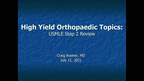 Thumbnail for ACPS '21 Ortho