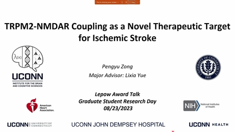 Thumbnail for BSGSRD ’23: 03 TRPM2-NMDAR Coupling as a Novel Therapeutic Target for Ischemic Stroke