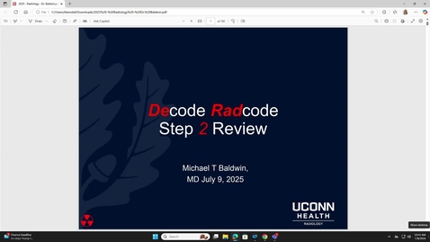 Thumbnail for ACPS Course Radiology