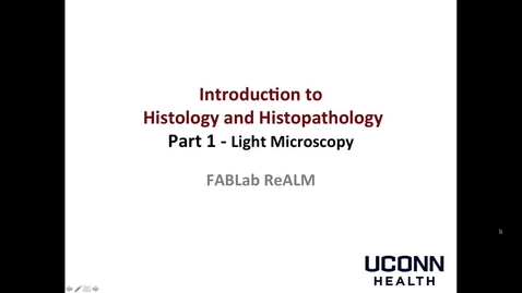 Thumbnail for entry Introduction to Histology and Histopathology - Part 1