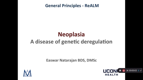 Thumbnail for Principles of Neoplasia - Foundational concepts
