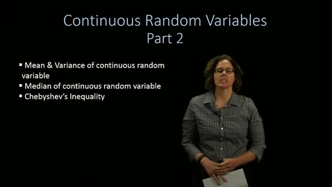 Thumbnail for Module 1.3 Random Variables: Part 2