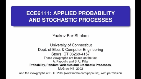 Thumbnail for ECE6111 - Lecture 04