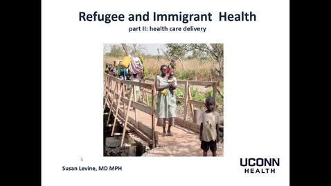 Thumbnail for entry Framing the topic 2: refugee and immigrant heath*
