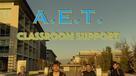 Thumbnail for entry Introducing the Classroom Technology Support Team