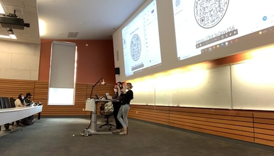 SATAL Interns Collecting Mid-Semester Feedback