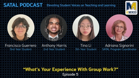 Thumbnail for SATAL Podcast Episode 05 - What is your experience with group work? 
