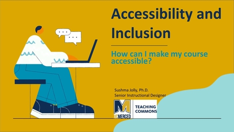 Thumbnail for entry Accessibility and Inclusion