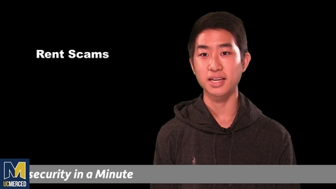 Thumbnail for entry Cybersecurity in a Minute - Rent Scams