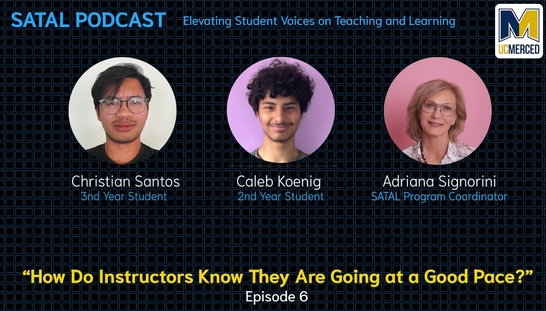 SATAL Podcast Episode 06 - How Instructors Know They Are Going at a Good Place?