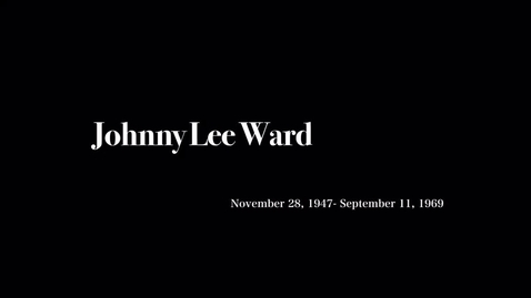 Thumbnail for entry Ward, Johnny Lee