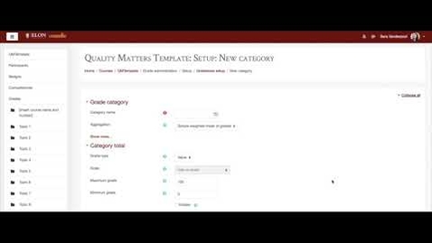 Thumbnail for Adding a Gradebook Category