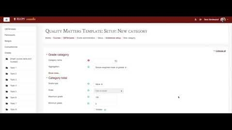 Thumbnail for entry Adding a Gradebook Category