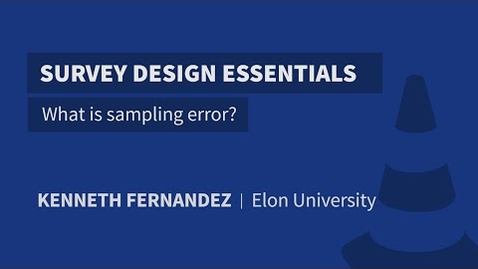 Thumbnail for What is sampling error?