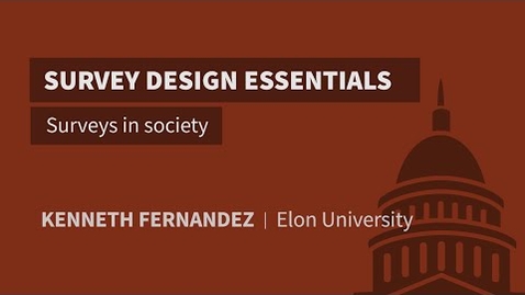 Thumbnail for Surveys in society