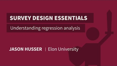 Thumbnail for entry Understanding regression analysis