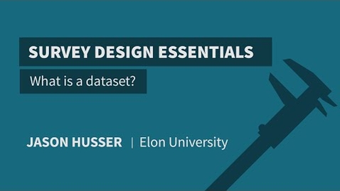 Thumbnail for What is a dataset?
