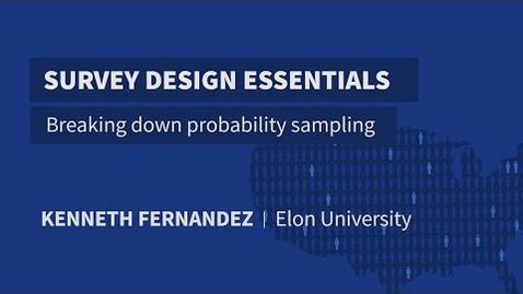 Thumbnail for Breaking down probability sampling