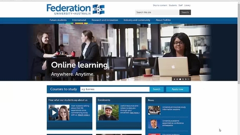 Thumbnail for ePortfolios - How to login