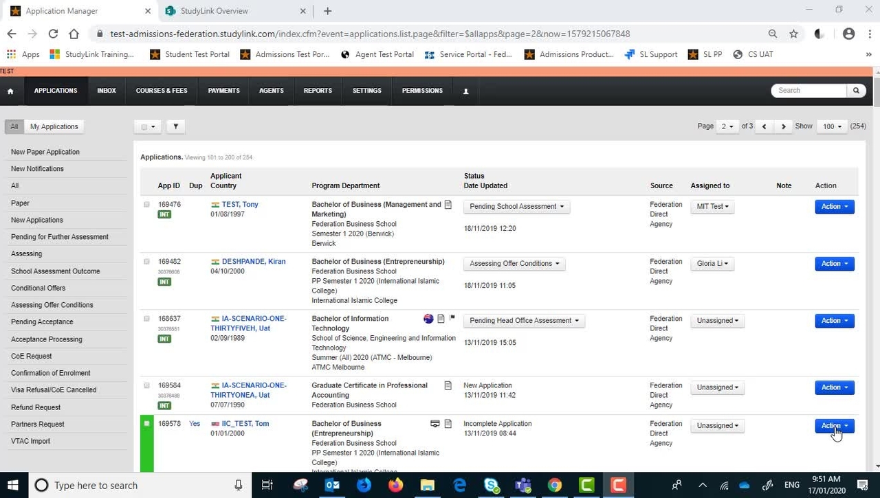 Intro to StudyLink and the application manager page-20200116_110314