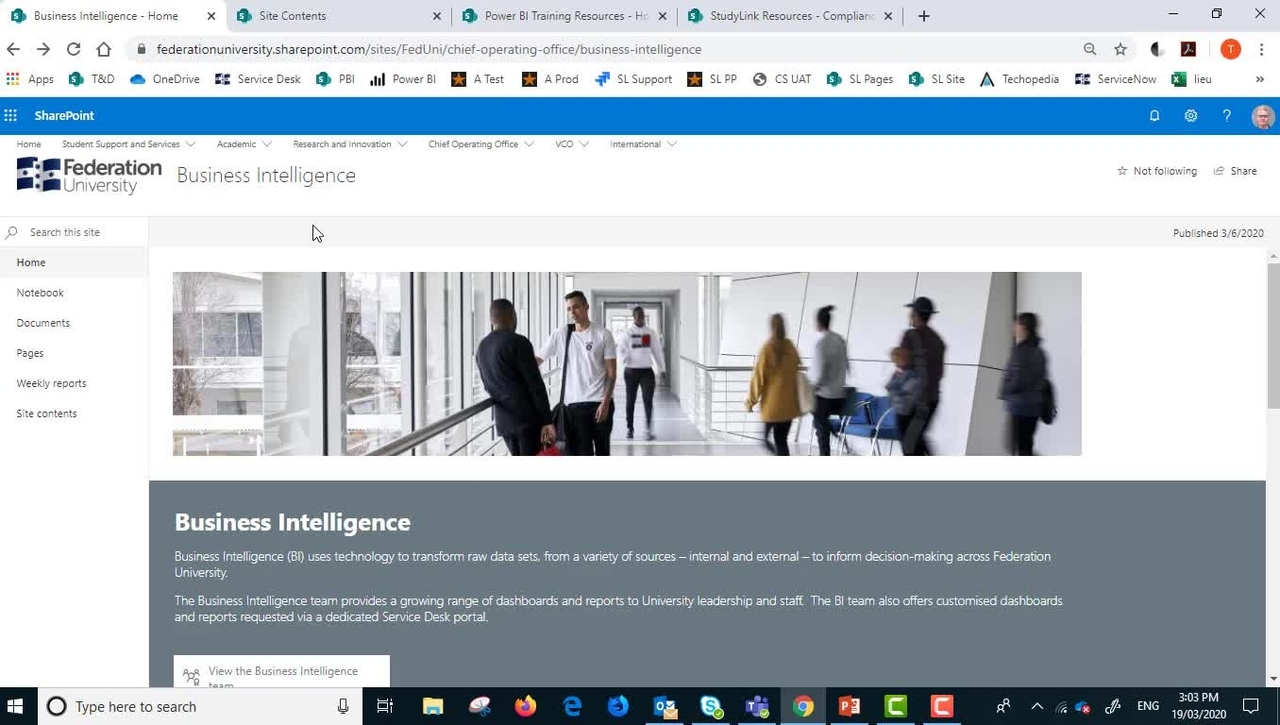 Power BI finding reports