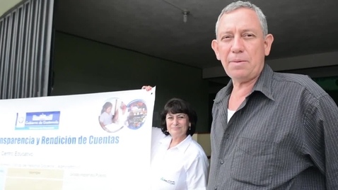 Miniatura para TESTIMONIO del Director Departamental El Progreso- Entrega murales de transparencia