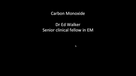 Thumbnail for entry Carbon Monoxide by Ed Walker