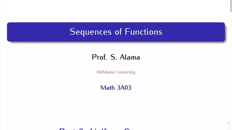 Thumbnail for entry Sequences of Functions, Part 2