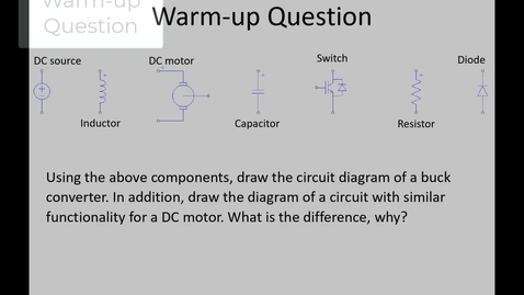 Thumbnail for 17_Control of DC Machines using DC-DC converters1_Part1