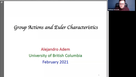 Thumbnail for entry February 5, 2021 - Alejandro Adem