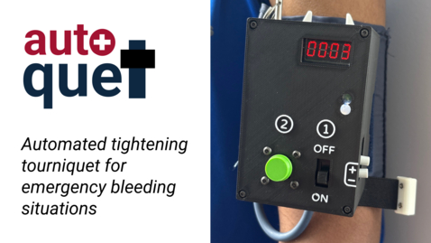Thumbnail for AutoQuet: Automated Tightening Tourniquet for Emergency Bleeding Situations - iBioMed