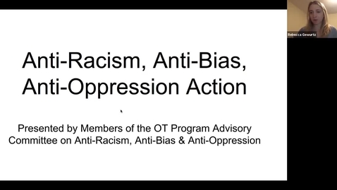 Thumbnail for entry Sept 2 The OT Advisory Committee on Anti-Racism, Anti-Bias and Anti-Oppression