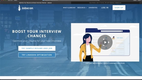 Thumbnail for Using JobScan