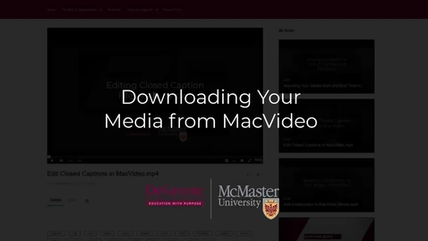 Thumbnail for Download Media from MacVideo