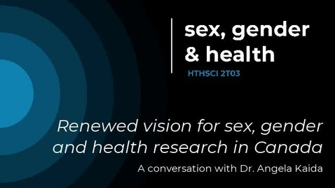 Thumbnail for entry HTHSI 2T03 Talk Show - Angela Kaida and a Renewed Vision for Sex/Gender and Health Research in Canada