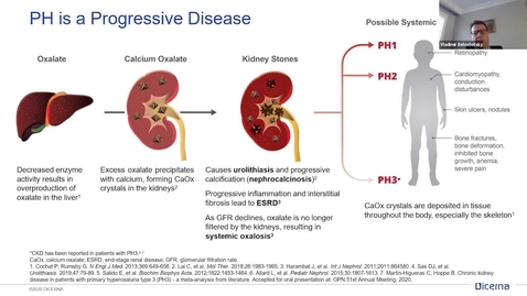 Thumbnail for entry Primary Hyperoxaluria. Update on new RNA therapies | Dr. Vladimir Belostotsky | April 28, 2022