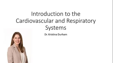 Thumbnail for entry Intro to the Cardiovascular and Respiratory Systems