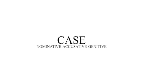 Thumbnail for entry Case (Basics)